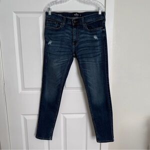 Men’s Hollister 32x30 Super Skinny Jeans with Distressed Details